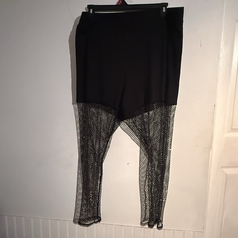 Torrid Size 4 Metal Bottom Fishnet Legging Whimsigoth Festival Streetwear